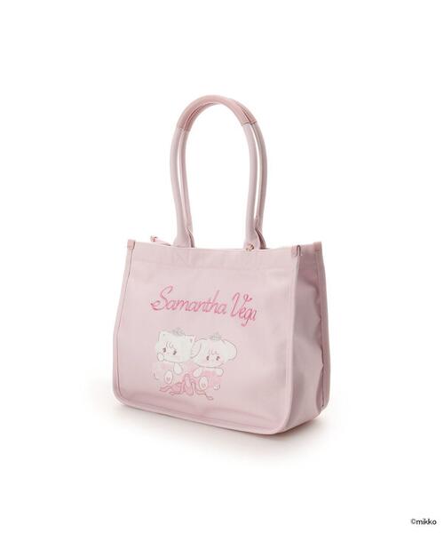 SAMANTHAVEGA（サマンサベガ）の「Lil ala mode×SAMANTHAVEGAコレクション キャンバストートバッグ（トートバッグ・レディース・ピンク・FREE）」の2枚目の写真