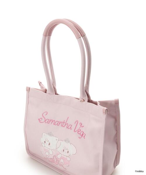SAMANTHAVEGA（サマンサベガ）の「Lil ala mode×SAMANTHAVEGAコレクション キャンバストートバッグ（トートバッグ・レディース・ピンク・FREE）」の3枚目の写真