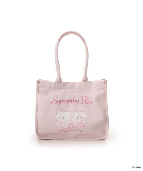 SAMANTHAVEGA(サマンサベガ)の「Lil ala mode×SAMANTHAVEGAコレクション キャンバストートバッグ(トートバッグ・レディース・ピンク・FREE)」の11枚目の写真