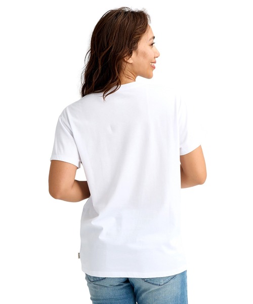 BILLABONG(ビラボン)の「BILLABONG/ビラボン 半袖 Tシャツ ポケット ポケT ロゴ BG013202(Tシャツ/カットソー・レディース・ブラック×ホワイト/アクア・L/M)」の3枚目の写真