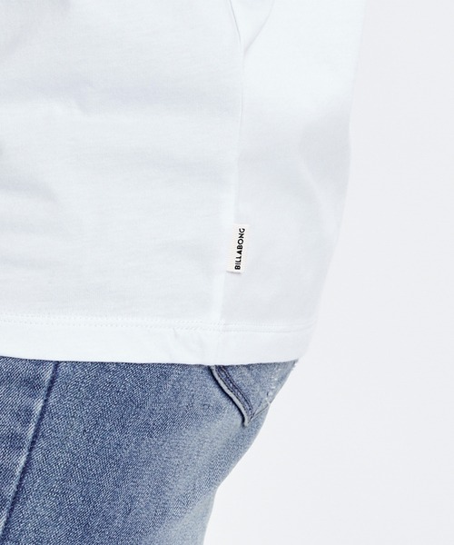 BILLABONG(ビラボン)の「BILLABONG/ビラボン 半袖 Tシャツ ポケット ポケT ロゴ BG013202(Tシャツ/カットソー・レディース・ブラック×ホワイト/アクア・L/M)」の5枚目の写真
