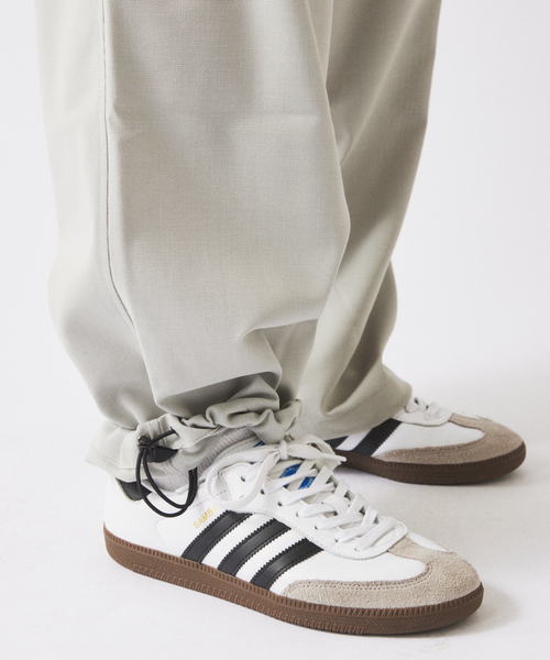 JOURNAL STANDARD relume（ジャーナルスタンダード　レリューム）の「TRメッシュ オーバーパンツ (セットアップ対応可能)（スラックス・メンズ・グレー/ブルー/アイボリー・MEDIUM/SMALL/LARGE）」の5枚目の写真