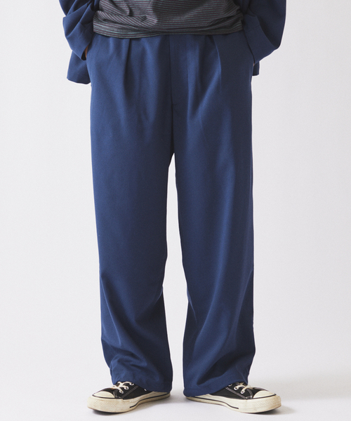 JOURNAL STANDARD relume（ジャーナルスタンダード　レリューム）の「TRメッシュ オーバーパンツ (セットアップ対応可能)（スラックス・メンズ・グレー/ブルー/アイボリー・MEDIUM/SMALL/LARGE）」の8枚目の写真