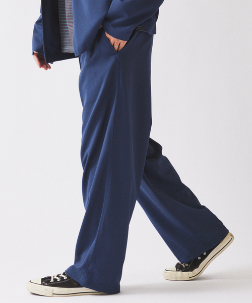 JOURNAL STANDARD relume（ジャーナルスタンダード　レリューム）の「TRメッシュ オーバーパンツ (セットアップ対応可能)（スラックス・メンズ・グレー/ブルー/アイボリー・MEDIUM/SMALL/LARGE）」の10枚目の写真