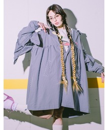 Little sunny bite | 【8】【it】【Little Sunny Bite】checker long jacket(ブルゾン)