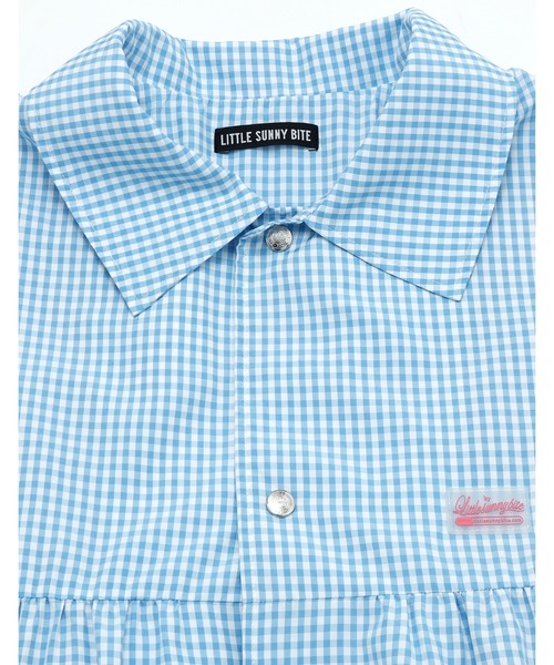 Little sunny bite(リトルサニーバイト)の「【8】【it】【Little Sunny Bite】checker long jacket(ブルゾン・レディース・ピンク/ブラック/ブルー・MEDIUM/SMALL)」の18枚目の写真