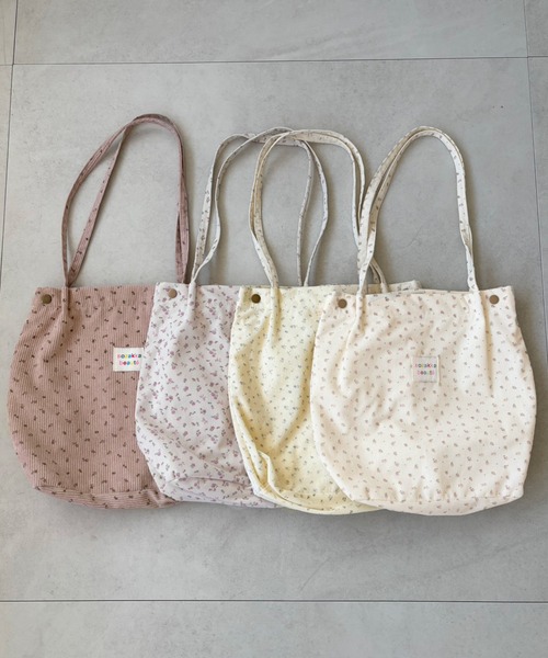 kutir（クティール）の「kutirlune／花柄トートバッグ（トートバッグ・レディース・ピンク/ピンク系その他/ピンクベージュ/ブルー・FREE）」の7枚目の写真