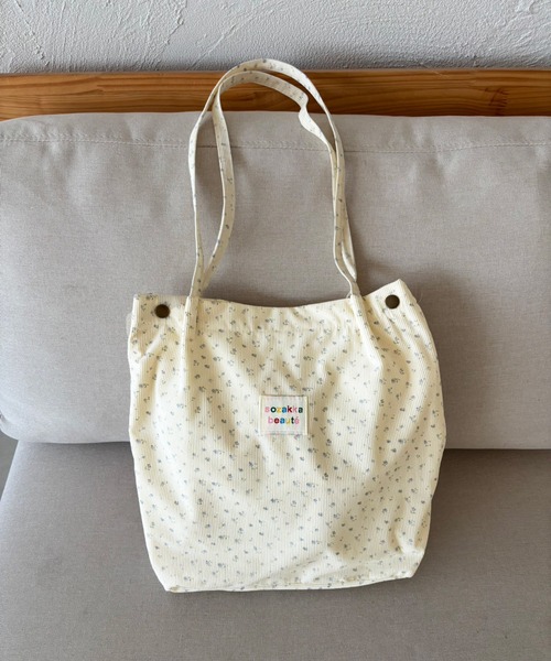 kutir（クティール）の「kutirlune／花柄トートバッグ（トートバッグ・レディース・ピンク/ピンク系その他/ピンクベージュ/ブルー・FREE）」の13枚目の写真