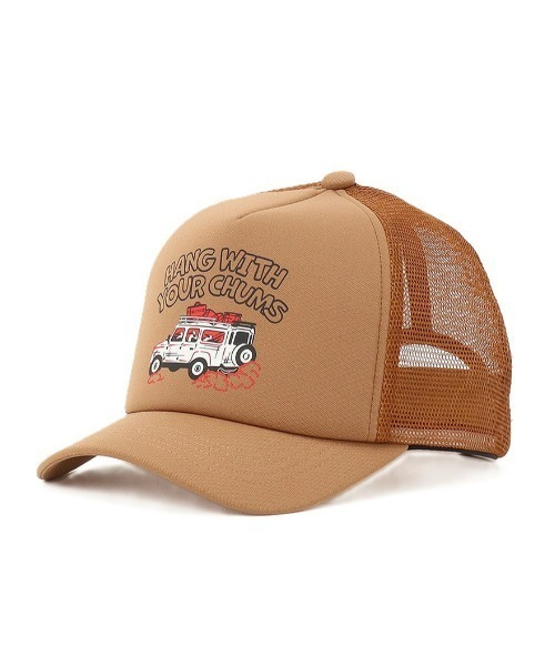 CHUMS(チャムス)の「【CHUMS】Kids CHUMS Trucker Cap(キャップ・キッズ・ネイビー/ベージュ/トリコロール・FREE)」の2枚目の写真
