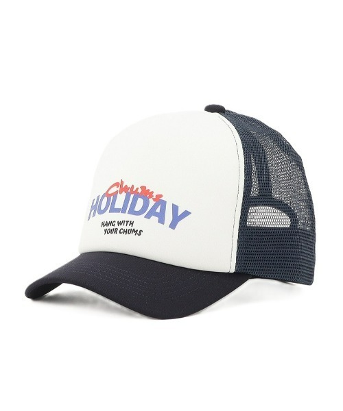 CHUMS(チャムス)の「【CHUMS】Kids CHUMS Trucker Cap(キャップ・キッズ・ネイビー/ベージュ/トリコロール・FREE)」の3枚目の写真