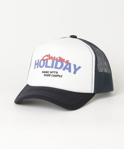 CHUMS(チャムス)の「【CHUMS】Kids CHUMS Trucker Cap(キャップ・キッズ・ネイビー/ベージュ/トリコロール・FREE)」の6枚目の写真
