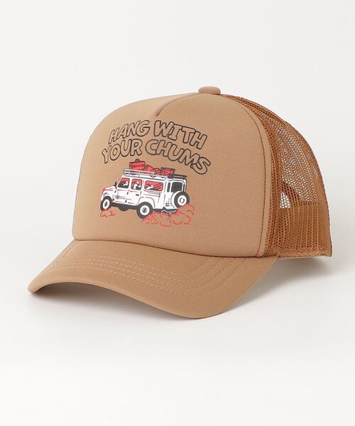 CHUMS(チャムス)の「【CHUMS】Kids CHUMS Trucker Cap(キャップ・キッズ・ネイビー/ベージュ/トリコロール・FREE)」の5枚目の写真