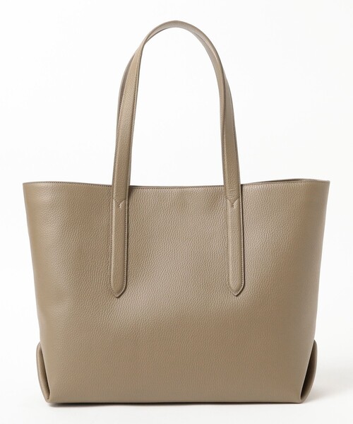 BRILLA per il gusto（ブリッラペルイルグースト）の「PELLE MORBIDA / レザー トートバッグ（トートバッグ・メンズ・オリーブ/ブラック/チャコールグレー・ONE SIZE）」の6枚目の写真