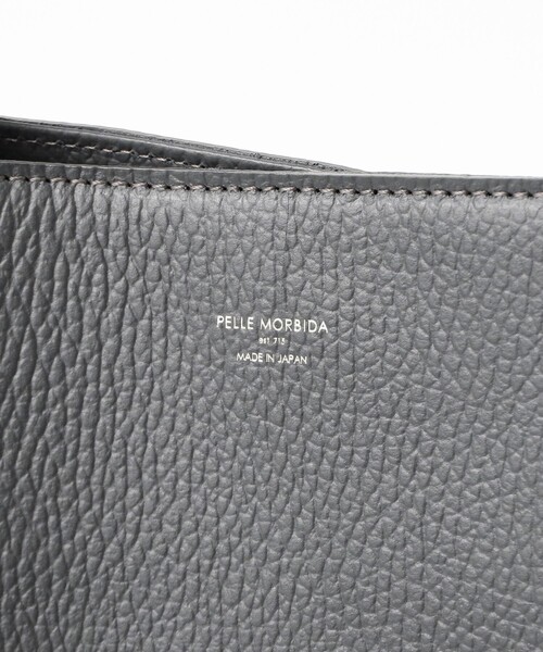 BRILLA per il gusto（ブリッラペルイルグースト）の「PELLE MORBIDA / レザー トートバッグ（トートバッグ・メンズ・オリーブ/ブラック/チャコールグレー・ONE SIZE）」の11枚目の写真