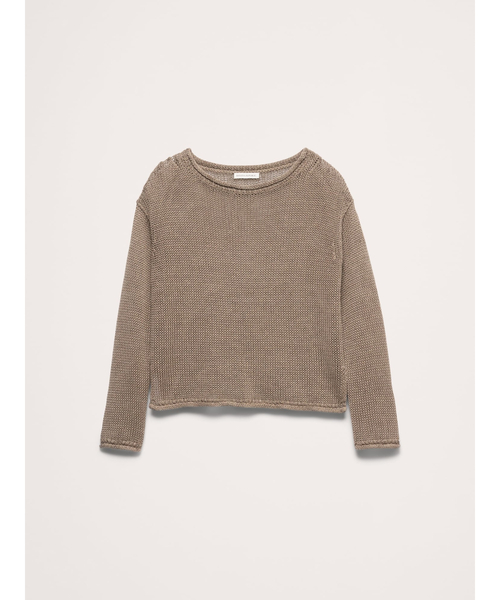 Banana Republic(バナナリパブリック)の「エアルーム リネン ボートネック セーター(ニット/セーター・レディース・ベージュ/オリーブ/ベージュ系その他・L/M/S/XS)」の12枚目の写真