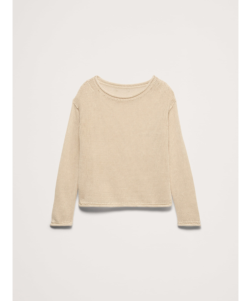 Banana Republic(バナナリパブリック)の「エアルーム リネン ボートネック セーター(ニット/セーター・レディース・ベージュ/オリーブ/ベージュ系その他・L/M/S/XS)」の8枚目の写真