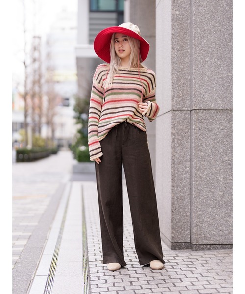 Banana Republic(バナナリパブリック)の「エアルーム リネン ボートネック セーター(ニット/セーター・レディース・ベージュ/オリーブ/ベージュ系その他・L/M/S/XS)」の5枚目の写真