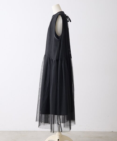 ear PAPILLONNER(イアパピヨネ)の「《2点セット/マルチウェイ》ジャガードチュールセットワンピース【SUM1 STYLE(スミスタイル)】(ワンピース・レディース・ブラック・FREE)」の15枚目の写真