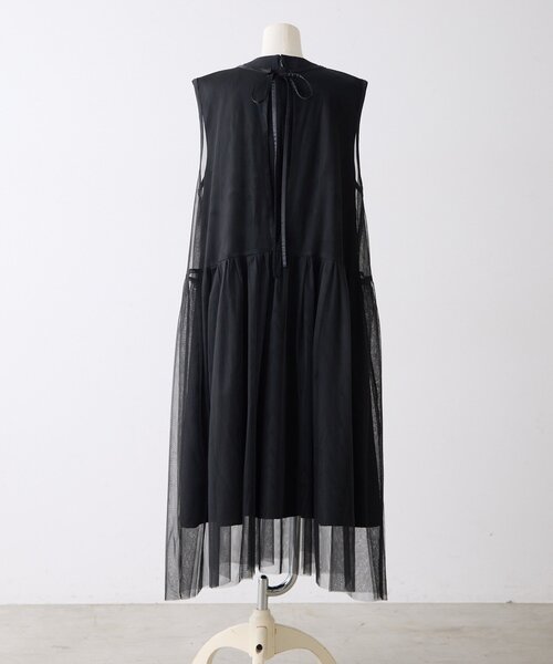 ear PAPILLONNER(イアパピヨネ)の「《2点セット/マルチウェイ》ジャガードチュールセットワンピース【SUM1 STYLE(スミスタイル)】(ワンピース・レディース・ブラック・FREE)」の14枚目の写真