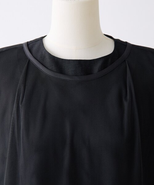 ear PAPILLONNER(イアパピヨネ)の「《2点セット/マルチウェイ》ジャガードチュールセットワンピース【SUM1 STYLE(スミスタイル)】(ワンピース・レディース・ブラック・FREE)」の13枚目の写真