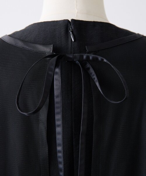 ear PAPILLONNER(イアパピヨネ)の「《2点セット/マルチウェイ》ジャガードチュールセットワンピース【SUM1 STYLE(スミスタイル)】(ワンピース・レディース・ブラック・FREE)」の11枚目の写真