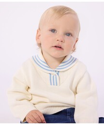 PETIT BATEAU（プチバトー）の「ショールカラーニットプルオーバー（ニット/セーター）」