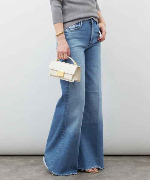 mother（マザー）の「【MOTHER/マザー】THE ROLLER FRAY（デニムパンツ・レディース・エメラルドブルー・26/25/24/27）」の3枚目の写真