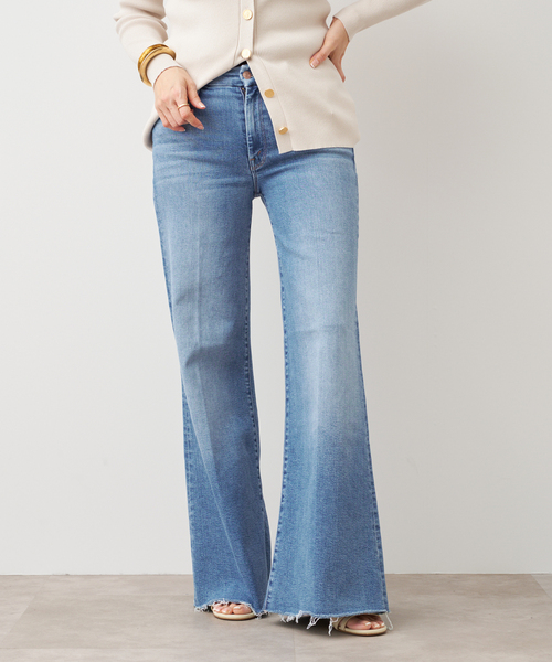 mother（マザー）の「【MOTHER/マザー】THE ROLLER FRAY（デニムパンツ・レディース・エメラルドブルー・26/25/24/27）」の11枚目の写真