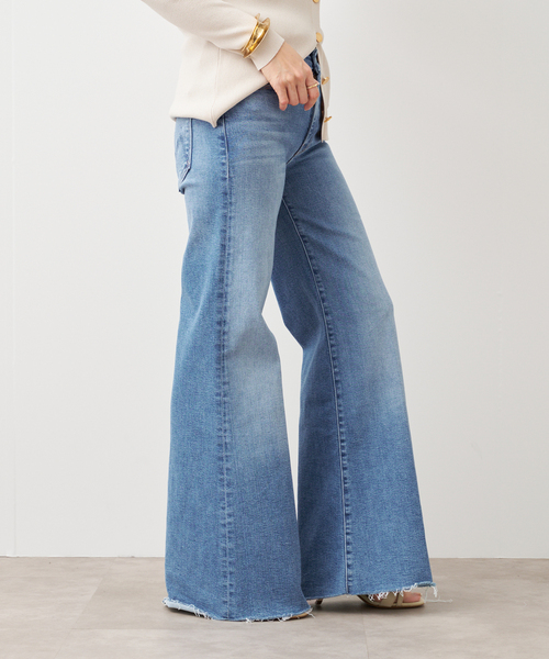 mother（マザー）の「【MOTHER/マザー】THE ROLLER FRAY（デニムパンツ・レディース・エメラルドブルー・26/25/24/27）」の12枚目の写真