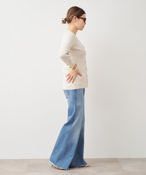 mother（マザー）の「【MOTHER/マザー】THE ROLLER FRAY（デニムパンツ・レディース・エメラルドブルー・26/25/24/27）」の17枚目の写真