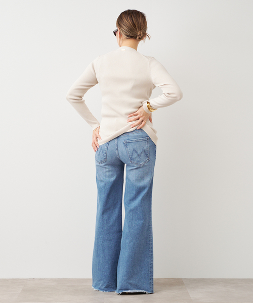 mother（マザー）の「【MOTHER/マザー】THE ROLLER FRAY（デニムパンツ・レディース・エメラルドブルー・26/25/24/27）」の18枚目の写真