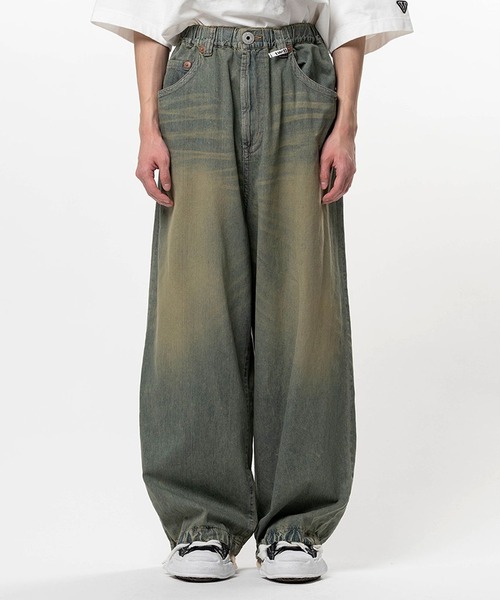 MIHARAYASUHIRO/ミハラヤスヒロ】Light Denim Wide Pants / J16PT123