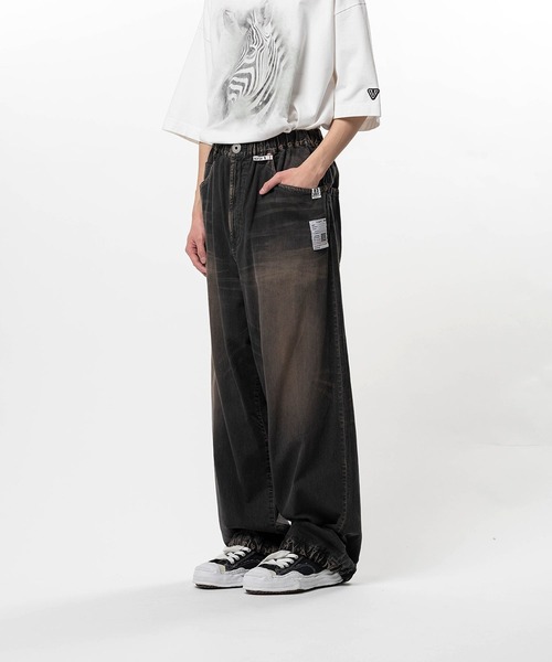 MIHARAYASUHIRO/ミハラヤスヒロ】Light Denim Wide Pants / J16PT123