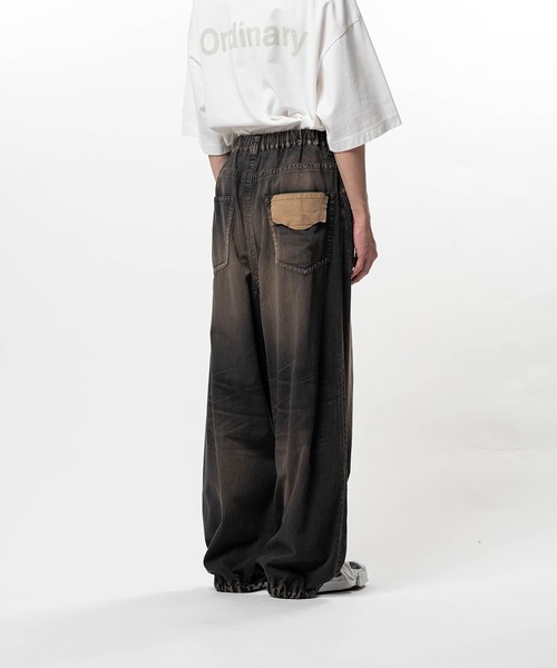 MIHARAYASUHIRO/ミハラヤスヒロ】Light Denim Wide Pants / J16PT123