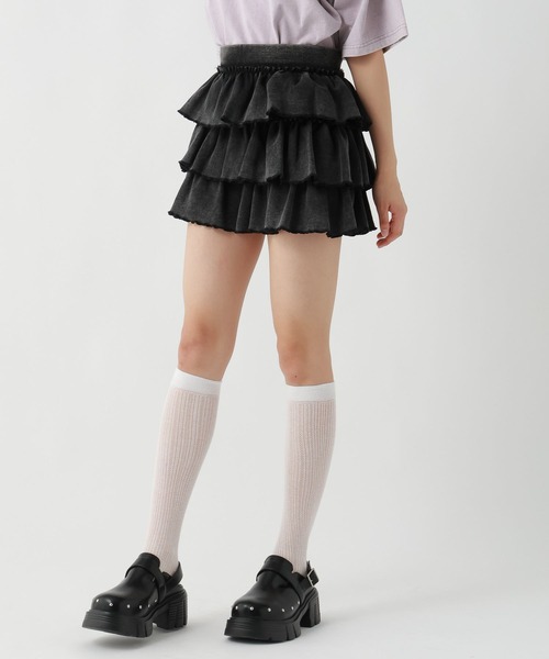 repipi armario(レピピ アルマリオ)の「Acidティアードスカート(スカート・キッズ・ブラック/ブルー/ピンク・SMALL/MEDIUM/LARGE)」の2枚目の写真