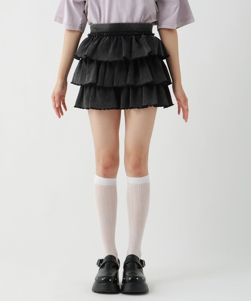 repipi armario(レピピ アルマリオ)の「Acidティアードスカート(スカート・キッズ・ブラック/ブルー/ピンク・SMALL/MEDIUM/LARGE)」の11枚目の写真
