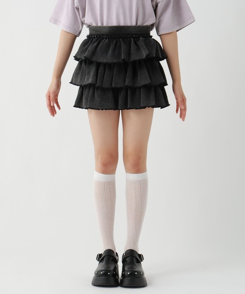 repipi armario(レピピ アルマリオ)の「Acidティアードスカート(スカート・キッズ・ブラック/ブルー/ピンク・SMALL/MEDIUM/LARGE)」の12枚目の写真