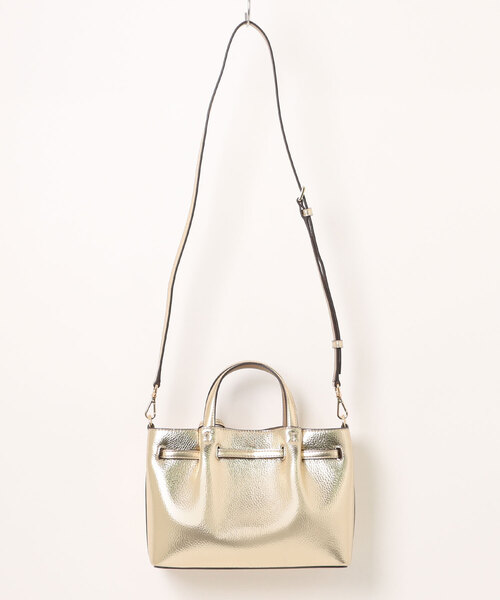 MICHAEL KORS(マイケルコース)の「CARSON SM CZ SATCHEL Satchel(ハンドバッグ・レディース・ゴールド系・FREE)」の2枚目の写真