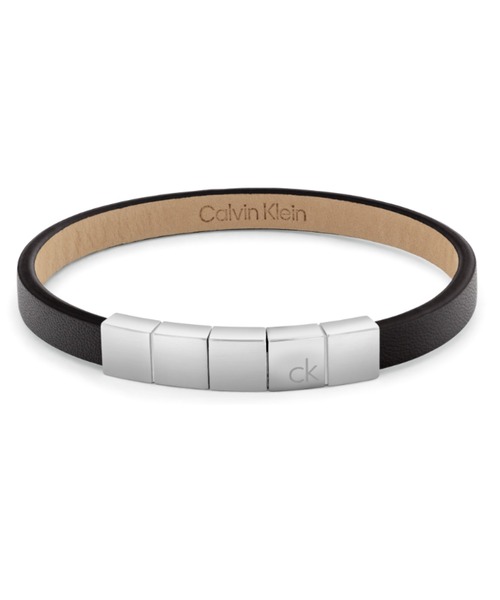 Calvin Klein（カルバン・クライン）の「【CalvinKlein】 カルバンクライン CK MINIMALISTIC レザー ブレスレット（ブレスレット・メンズ・ブラウン/ブラック・FREE）」の4枚目の写真