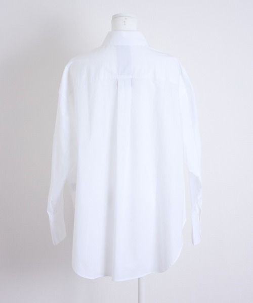 THE FLATS(ザフラッツ)の「ST:THE FLATS BIG SHIRT / ビッグシャツ(シャツ/ブラウス・レディース・ホワイト・FREE)」の6枚目の写真