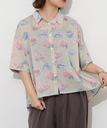 kilki（キルキー）の「kilki　ヤドカリプリントブラウス 半端袖（シャツ/ブラウス）」