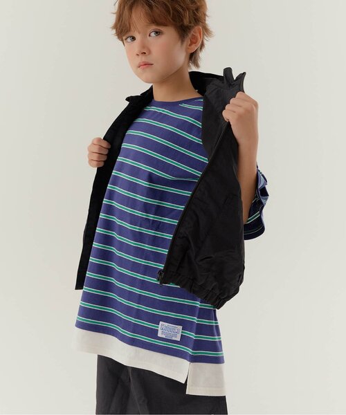 BREEZE（ブリーズ）の「【WEB限定】KUDOZ.B バックポケットテックベスト（ベスト・キッズ・ブラック/アイボリー・100/120/140/160）」の7枚目の写真