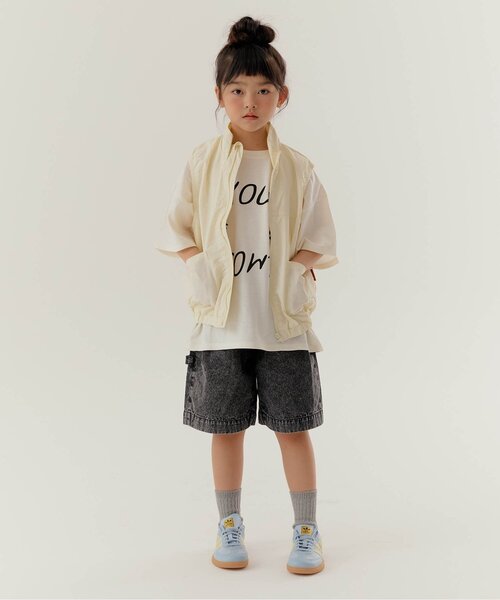 BREEZE（ブリーズ）の「【WEB限定】KUDOZ.B バックポケットテックベスト（ベスト・キッズ・ブラック/アイボリー・100/120/140/160）」の10枚目の写真