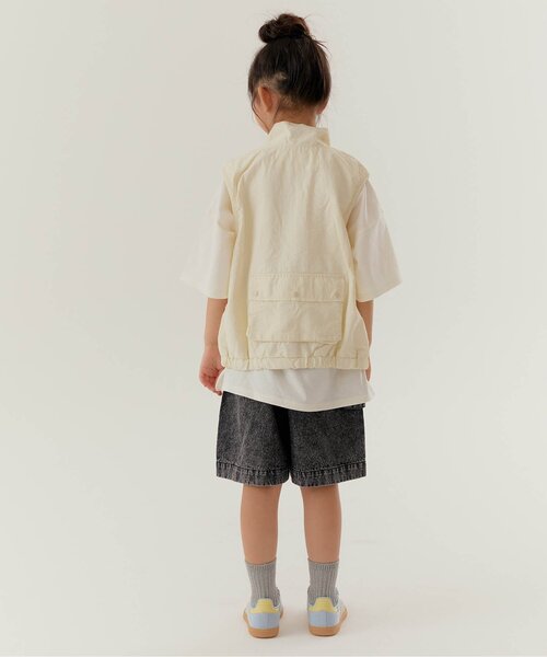 BREEZE（ブリーズ）の「【WEB限定】KUDOZ.B バックポケットテックベスト（ベスト・キッズ・ブラック/アイボリー・100/120/140/160）」の11枚目の写真