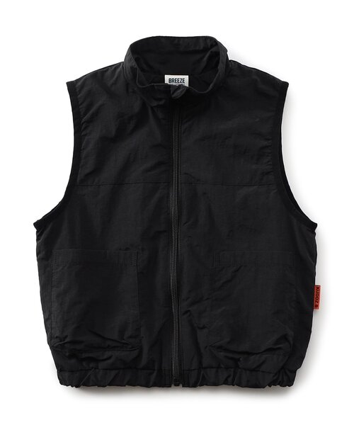 BREEZE（ブリーズ）の「【WEB限定】KUDOZ.B バックポケットテックベスト（ベスト・キッズ・ブラック/アイボリー・100/120/140/160）」の3枚目の写真