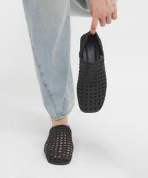 KBF | スクエアトゥメッシュシューズ(サンダル)