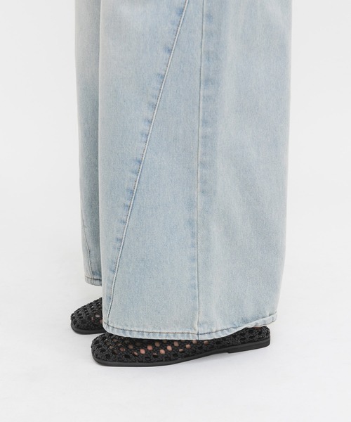 KBF（ケイビーエフ）の「スクエアトゥメッシュシューズ（サンダル・レディース・アイボリー/ブラック・36/37/38）」の13枚目の写真