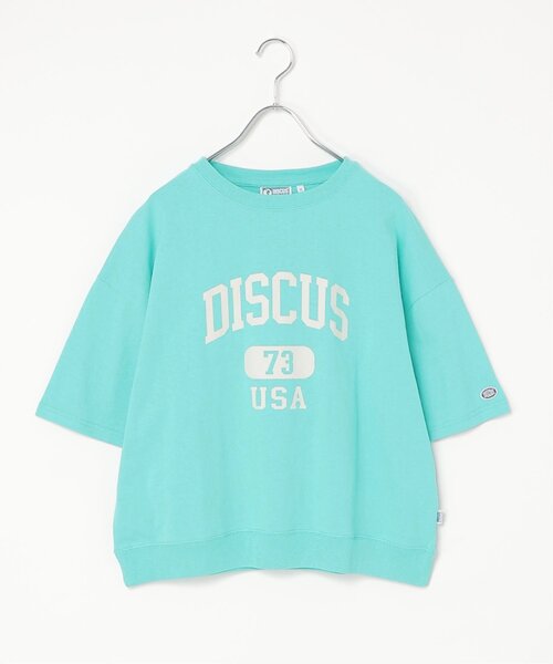 notch.（ノッチ）の「ＤＩＳＣＵＳカレッジＴシャツ（Tシャツ/カットソー・レディース・オフホワイト/杢グレー/ブラック/ライトブルー・M）」の4枚目の写真