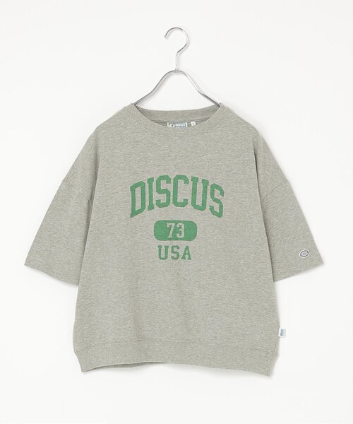 notch.（ノッチ）の「ＤＩＳＣＵＳカレッジＴシャツ（Tシャツ/カットソー・レディース・オフホワイト/杢グレー/ブラック/ライトブルー・M）」の10枚目の写真