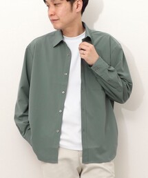 ドットメッシュ レギュラーカラーシャツ